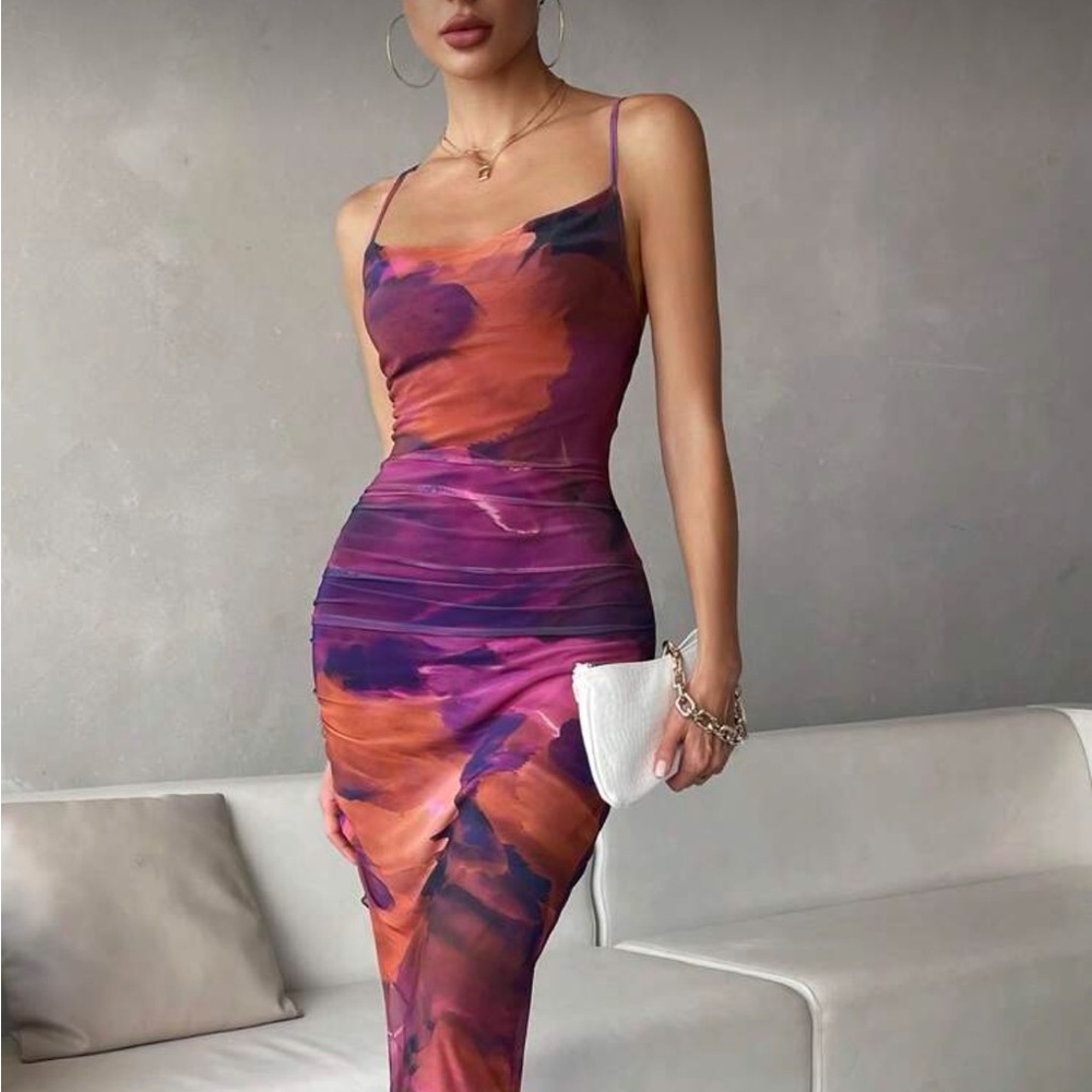 Elegant Multicolor Dress